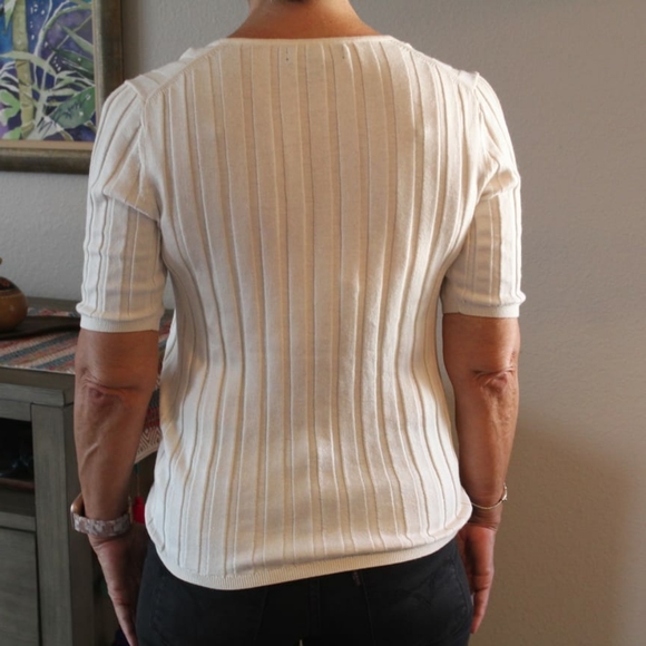 Off white ribbed sweater from Banana Republic - Picture 3 of 8